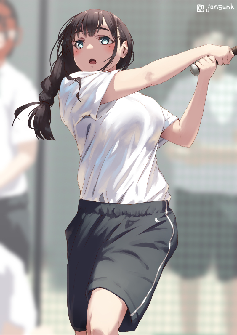 This is a pixiv picture whose title is 打ちあげちゃった女子.