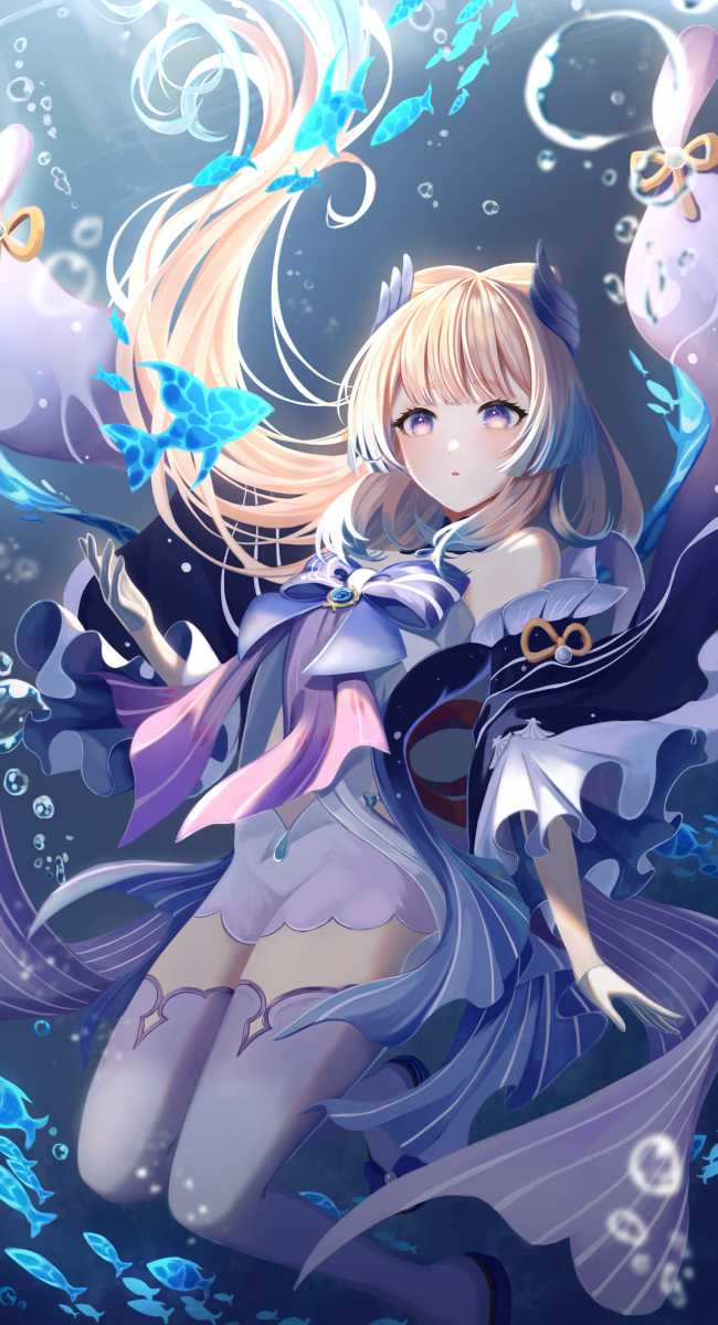 This is a pixiv picture whose title is 珊瑚宮心海.