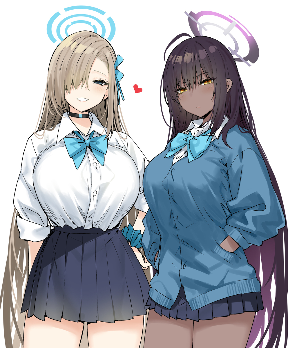 This is a pixiv picture whose title is カリン&アスナ.