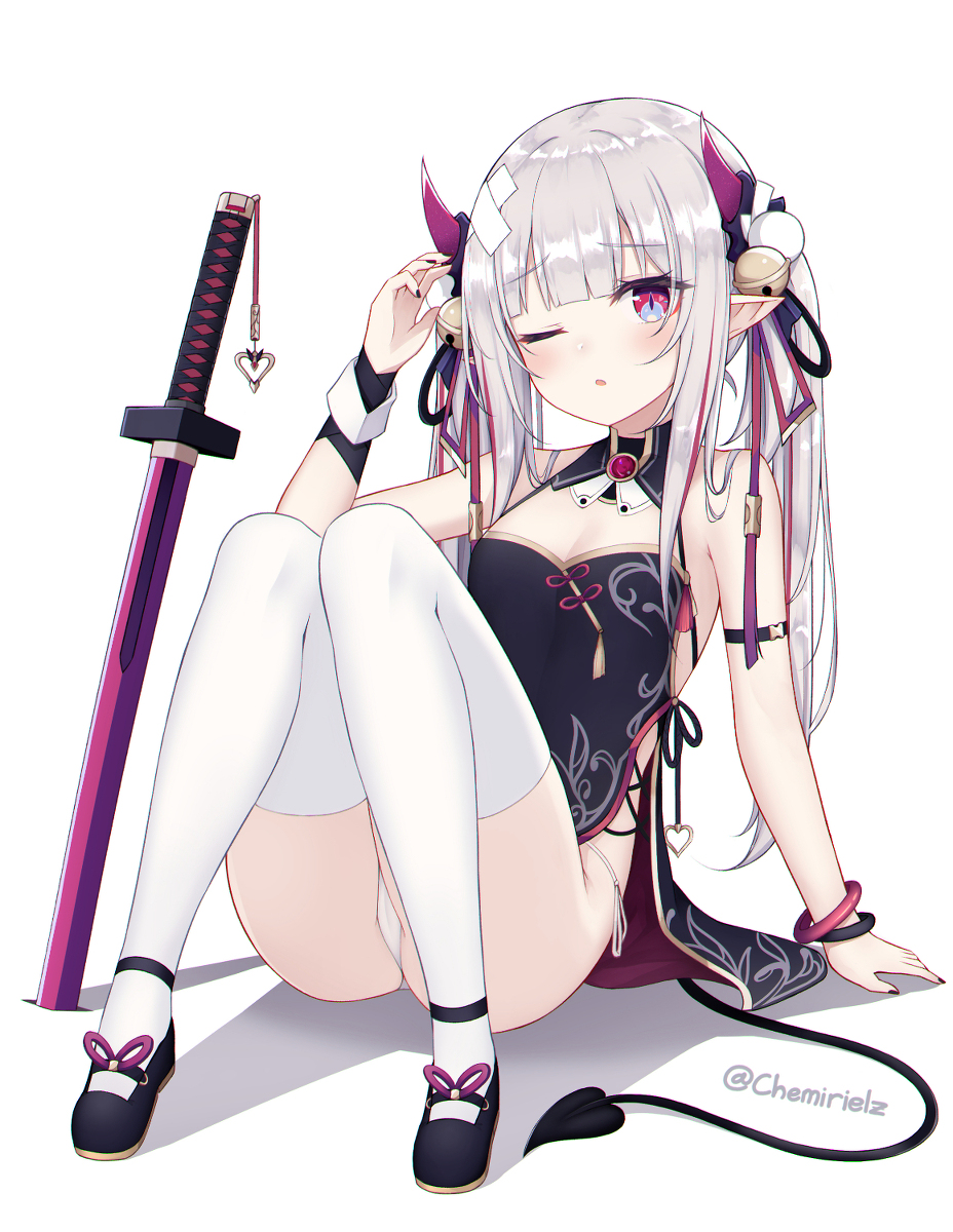 This is a pixiv picture whose title is Viola Alyssum.
