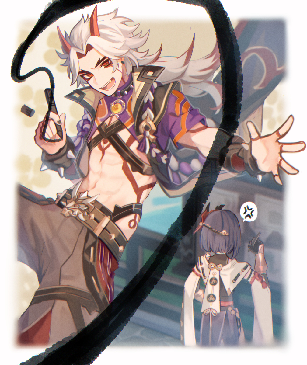 This is a pixiv picture whose title is 荒瀧・唯我独尊・一斗！.