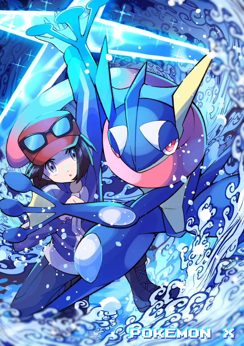 This is a pixiv picture whose title is ポケモンXY8周年.