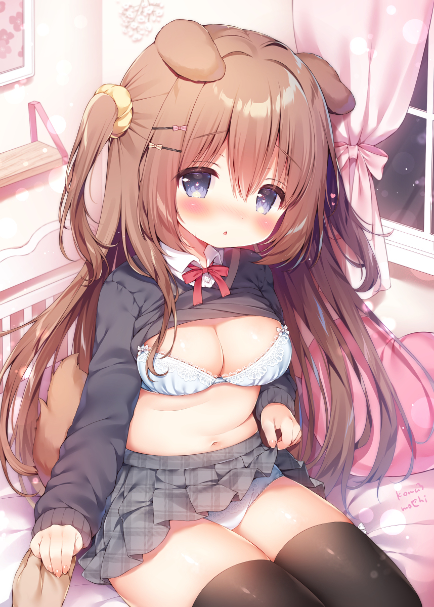 This is a pixiv picture whose title is 「私は…いいよ…？♡」.