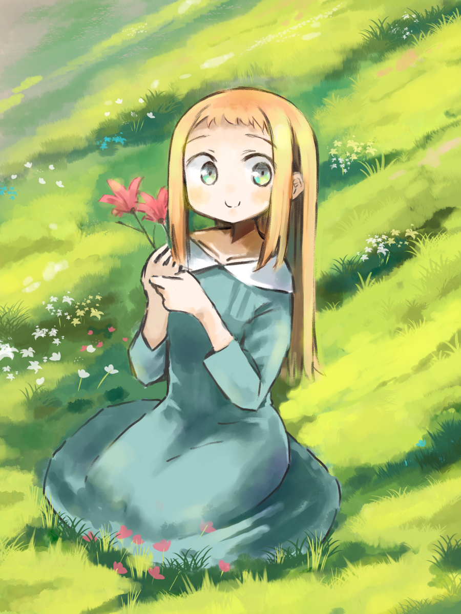 This is a pixiv picture whose title is 草原.