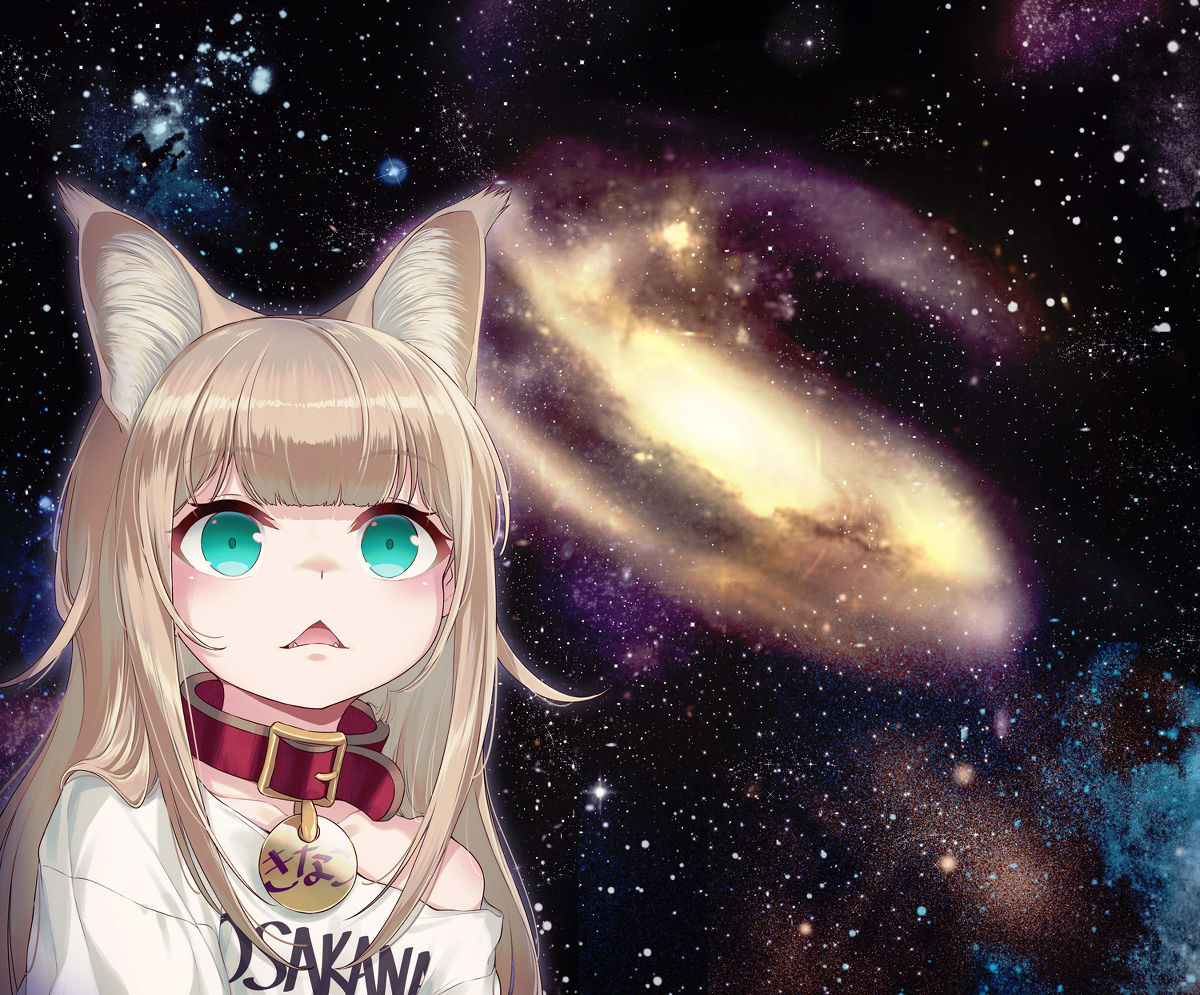 This is a pixiv picture whose title is 宇宙きなこ.