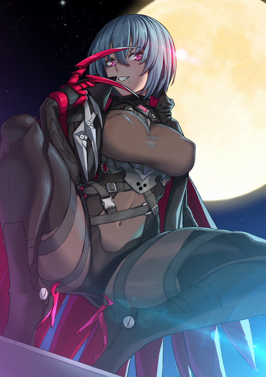 This is a pixiv picture whose title is RAVEN  FROM HONKAI 3RD.