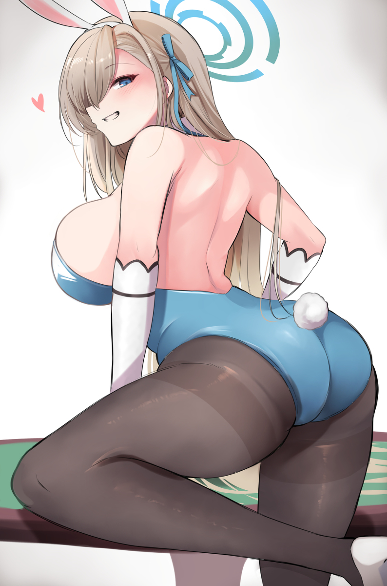 This is a pixiv picture whose title is バニーアスナ.