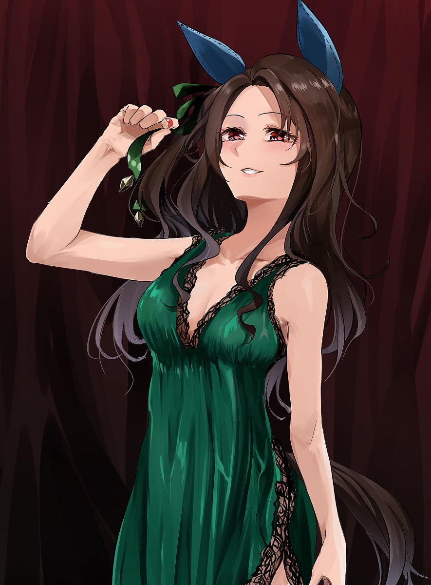 This is a pixiv picture whose title is ネグリジェキングヘイロー.