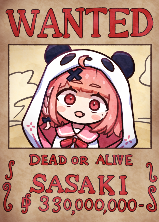 This is a pixiv picture whose title is WANTED笹.