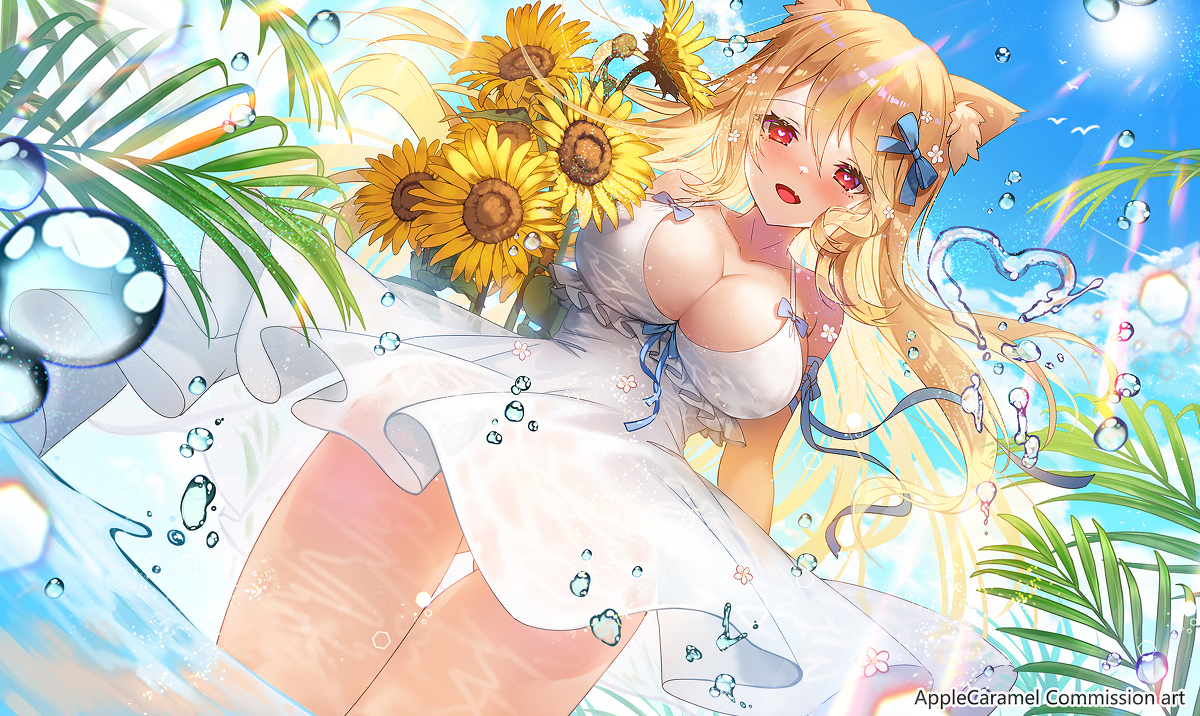 This is a pixiv picture whose title is 夏.