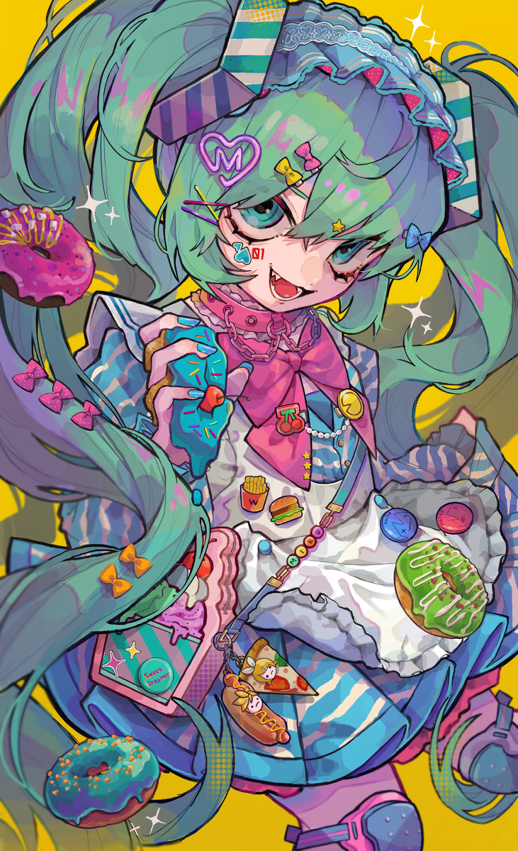 This is a pixiv picture whose title is Sweet Miku.