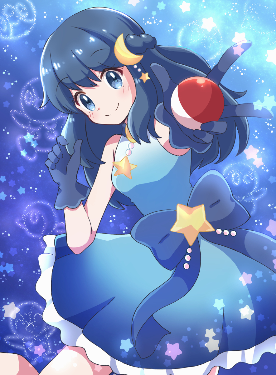 This is a pixiv picture whose title is アニポケヒカリちゃん登場記念絵.
