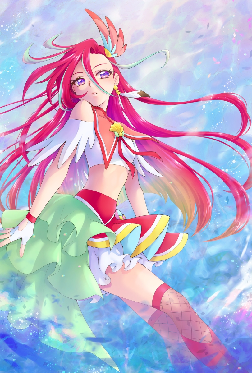 This is a pixiv picture whose title is キュアフラミンゴ生誕祭.