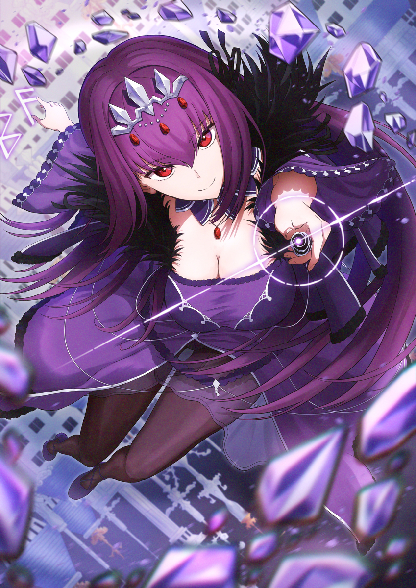 This is a pixiv picture whose title is スカディ様.