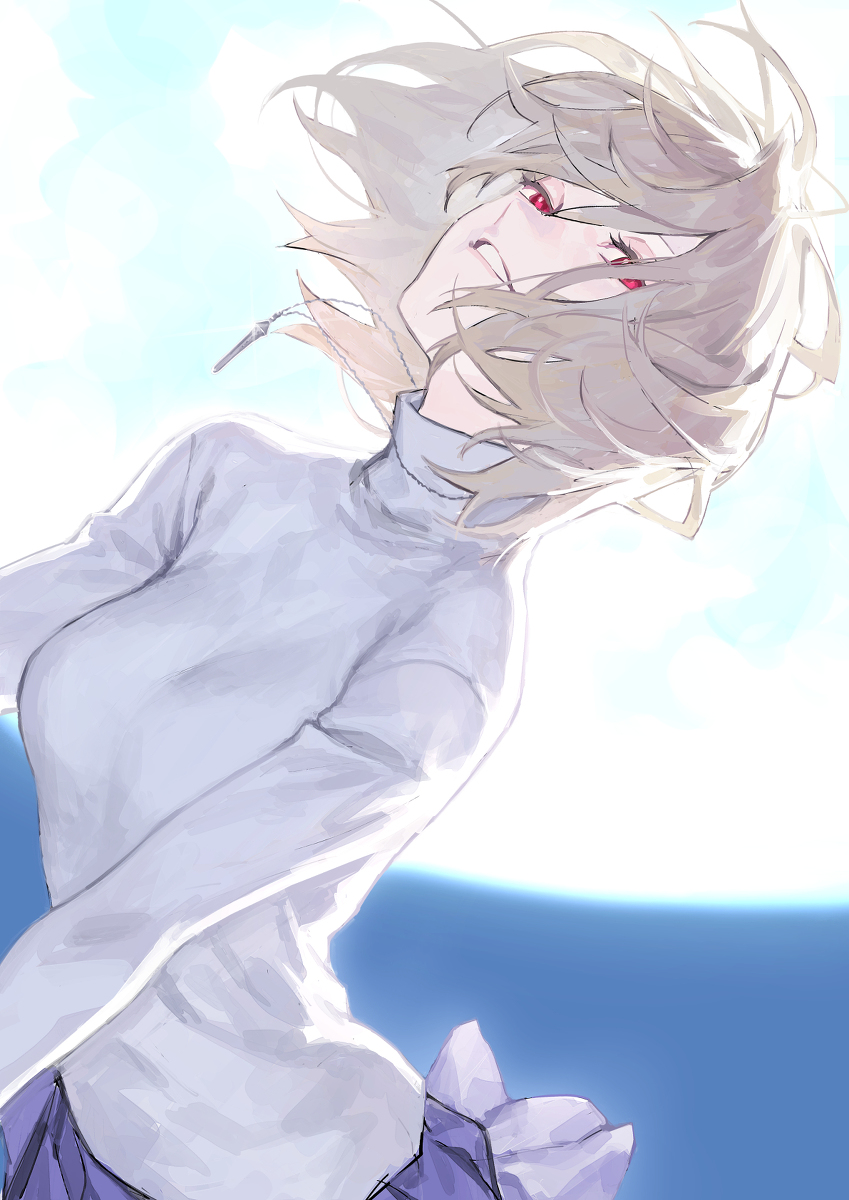 This is a pixiv picture whose title is 月姫.