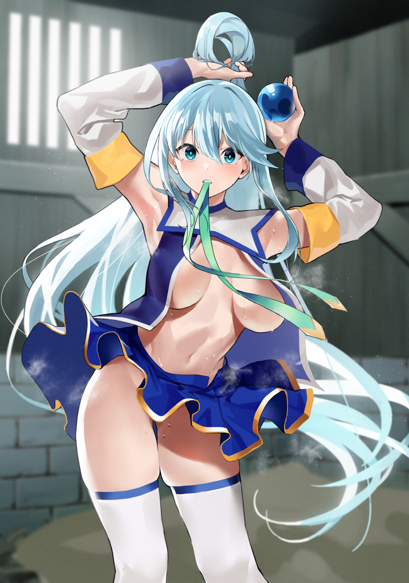 This is a pixiv picture whose title is アクア様.