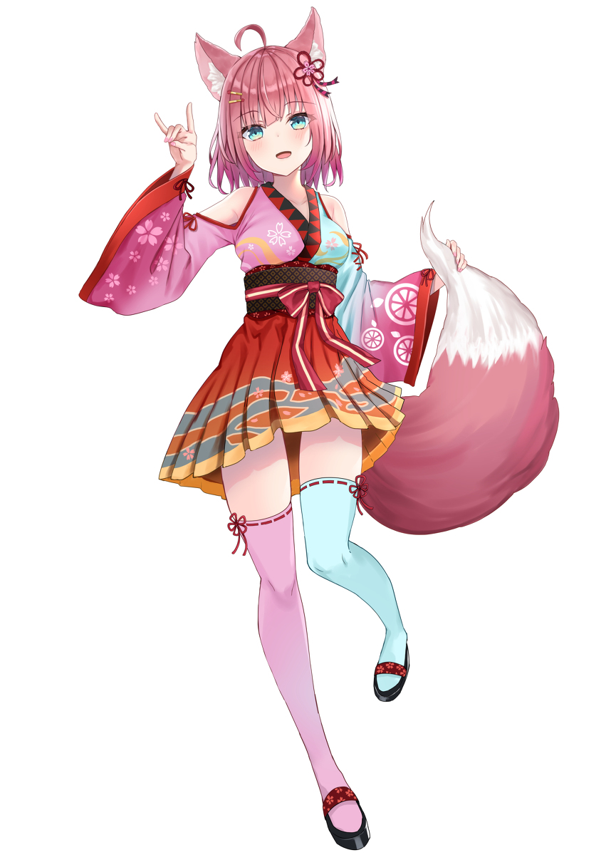This is a pixiv picture whose title is 【お仕事】Vtuber「なっちゃんねる」キービジュアルイラスト.