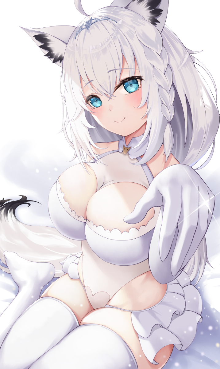 This is a pixiv picture whose title is 白上フブキ.