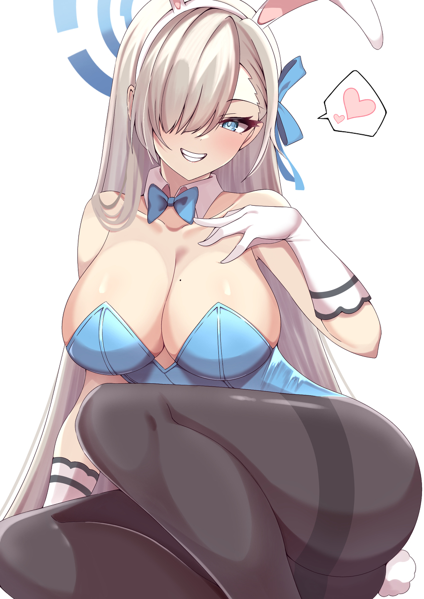 This is a pixiv picture whose title is バニーアスナ.