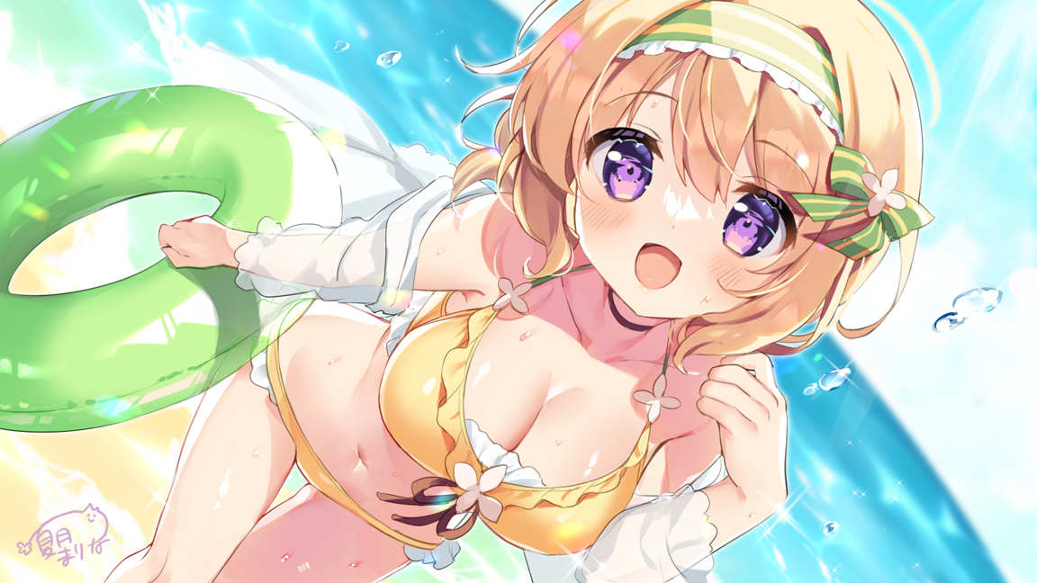 This is a pixiv picture whose title is 水着ミズキちゃん.