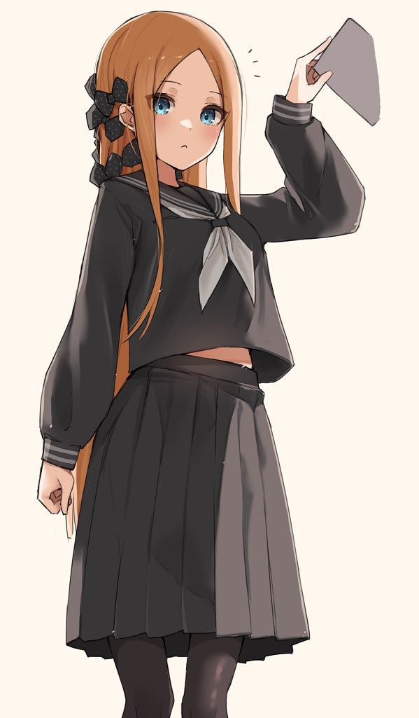 This is a pixiv picture whose title is 制服アビーちゃん.