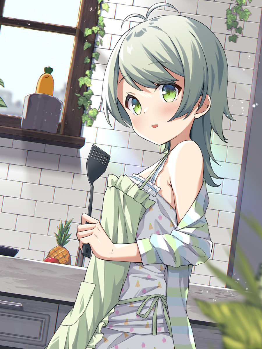 This is a pixiv picture whose title is 朝ごはん.