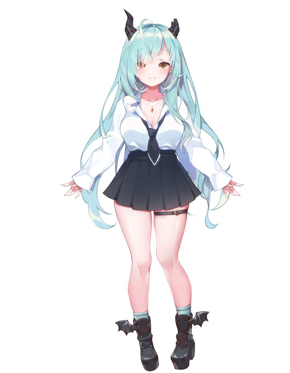 This is a pixiv picture whose title is 夜魔ライ.