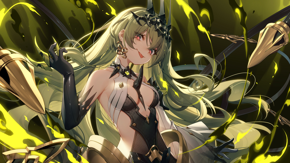 This is a pixiv picture whose title is 仕事絵.