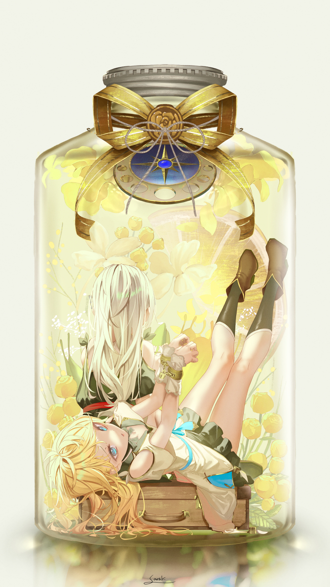 This is a pixiv picture whose title is うちのこハーバリウム3.
