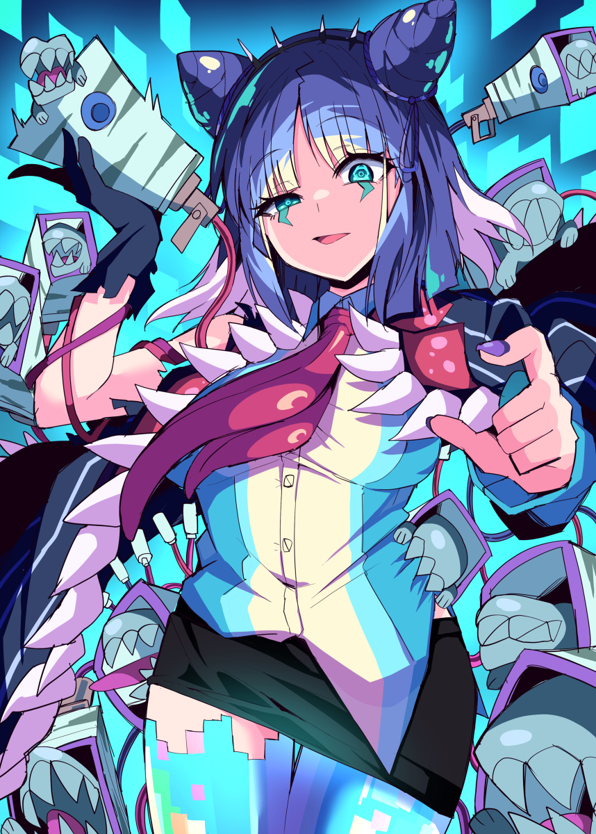 This is a pixiv picture whose title is 轟絶ダウト女体擬人化.