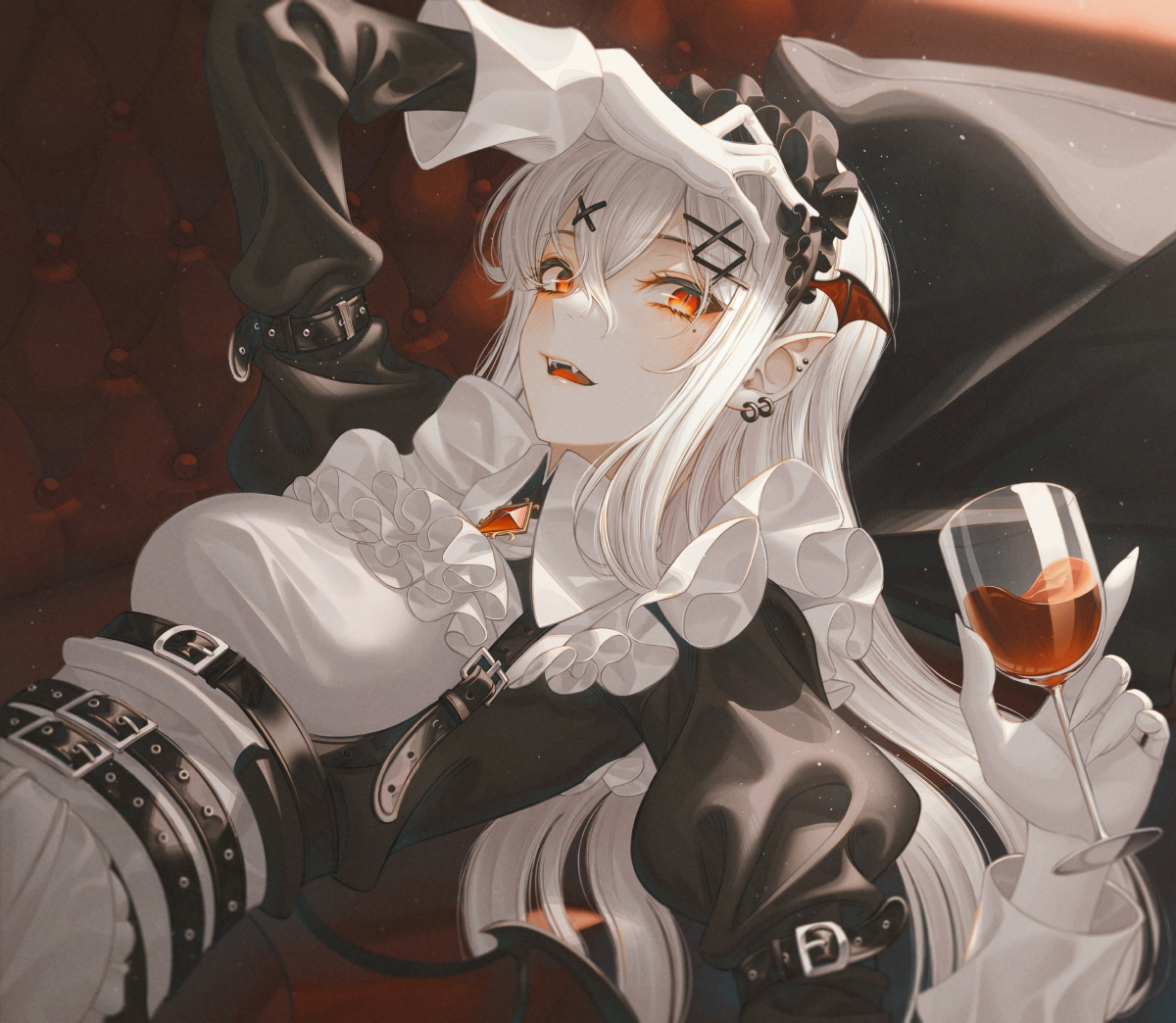 This is a pixiv picture whose title is 𝓥𝓪𝓶𝓹𝓲𝓻𝓮 𝓜𝓪𝓭𝓮.