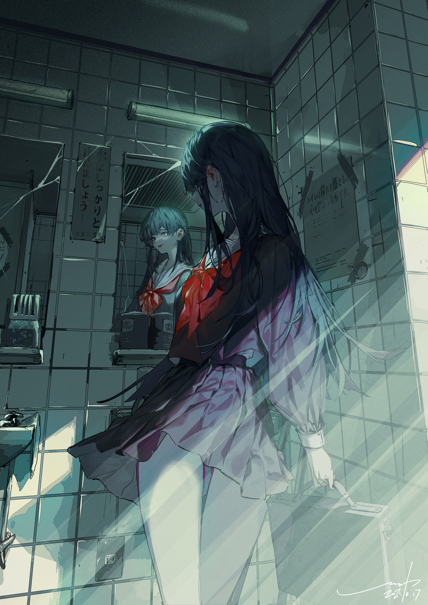 This is a pixiv picture whose title is 新しい私.