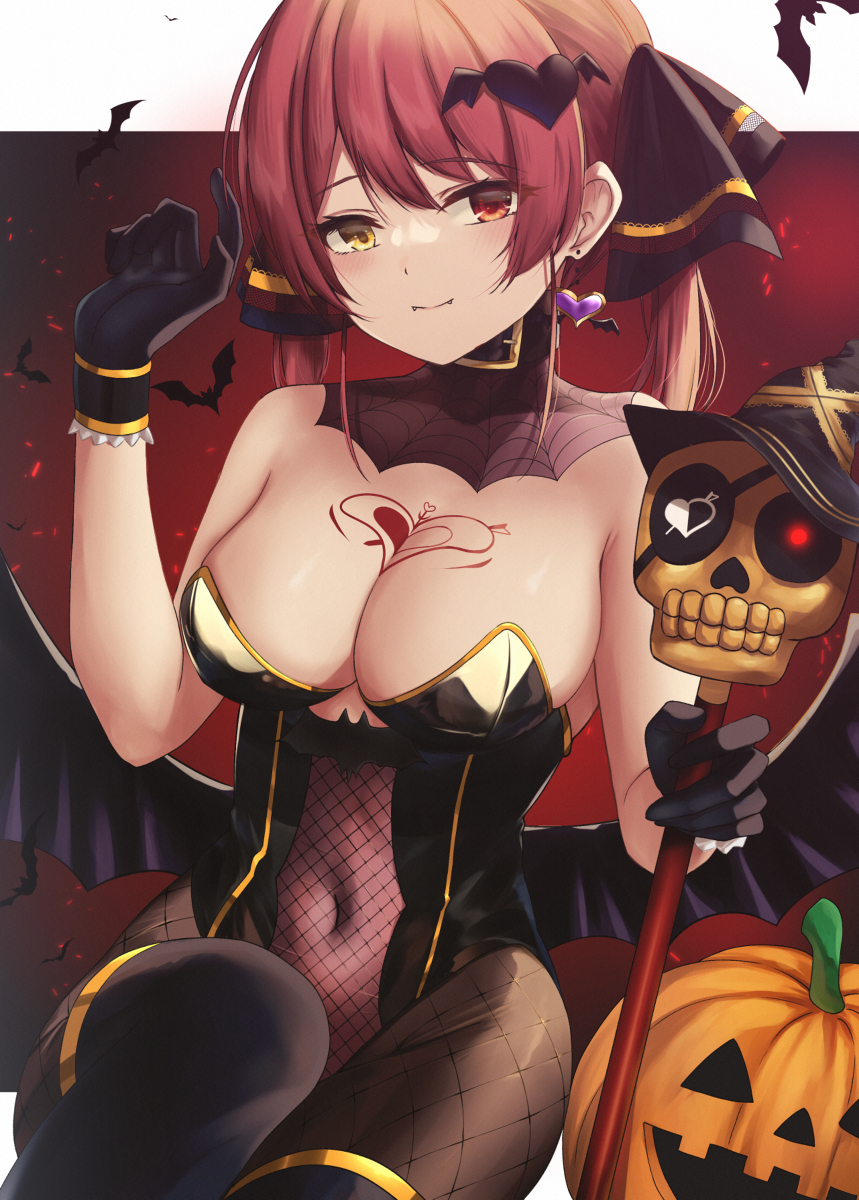 This is a pixiv picture whose title is お菓子くれないと悪戯しちゃうんだワ🎃.