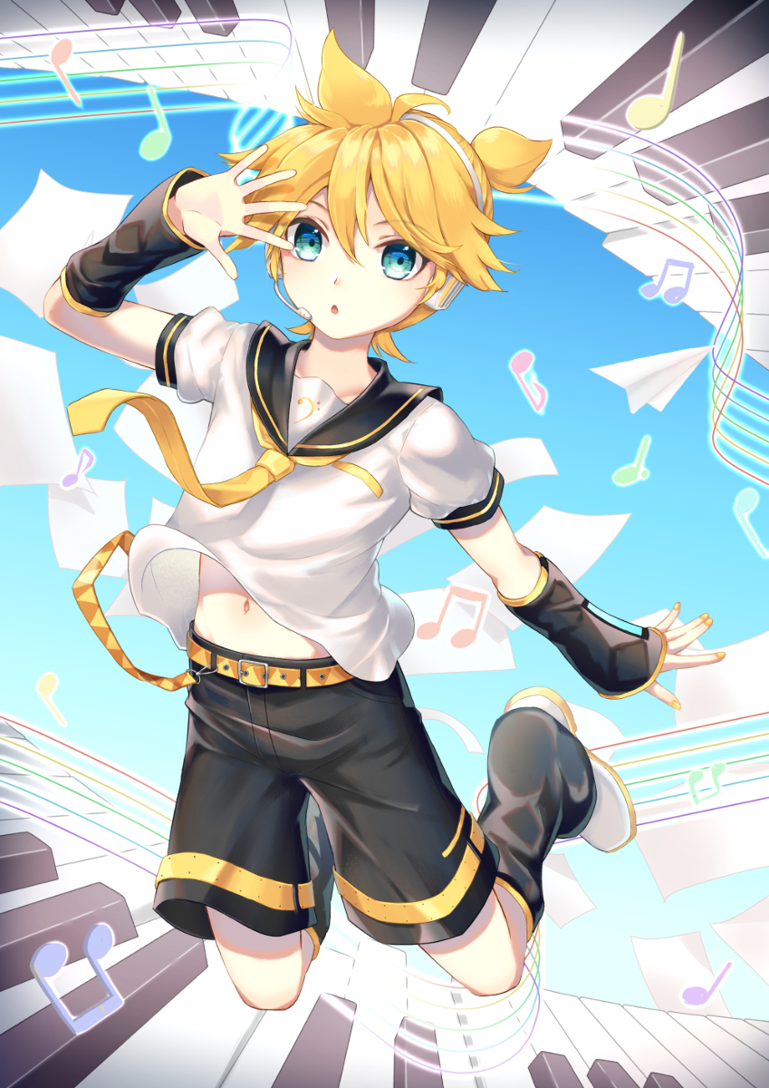 This is a pixiv picture whose title is スタッカート.