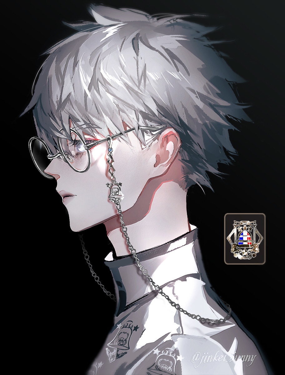 This is a pixiv picture whose title is 無音.