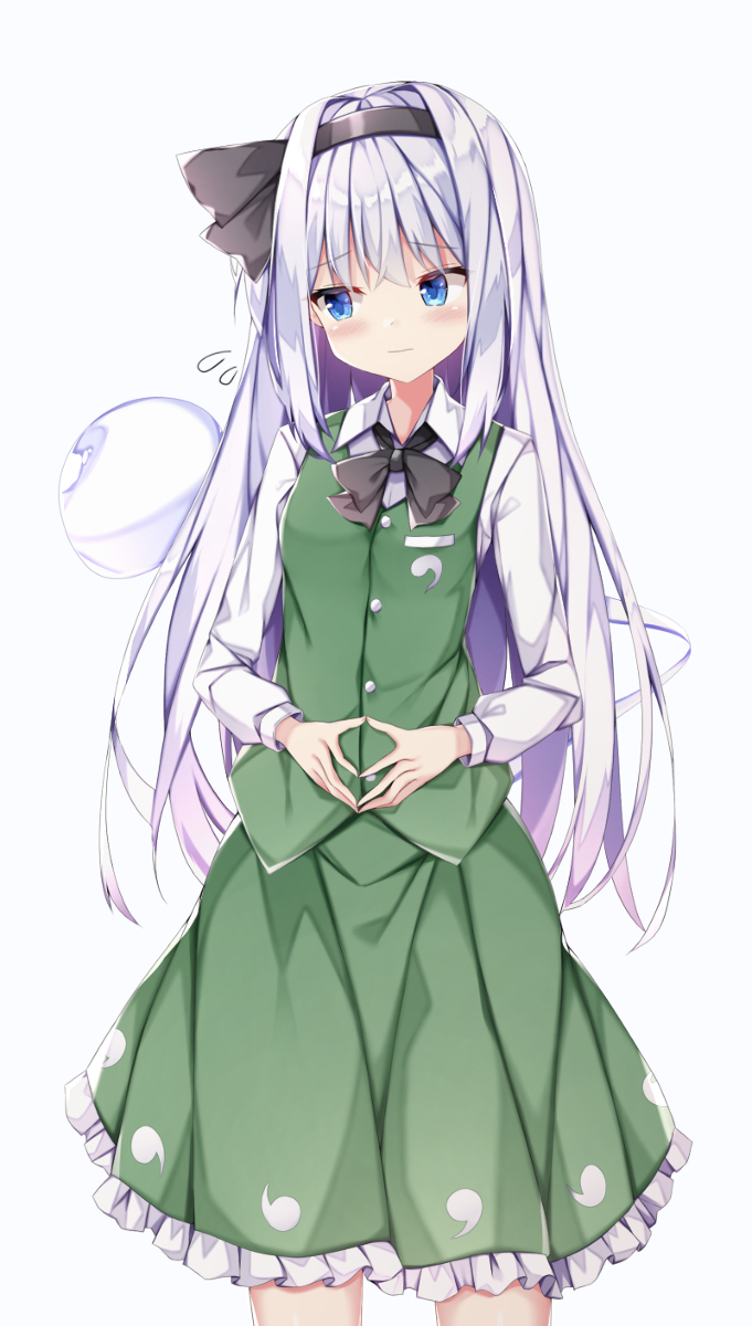 This is a pixiv picture whose title is ロングヘアー妖夢ちゃん.