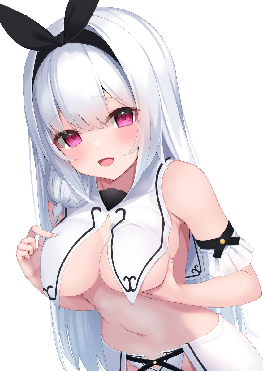 This is a pixiv picture whose title is 「成長期、きちゃったみたいです♡」.