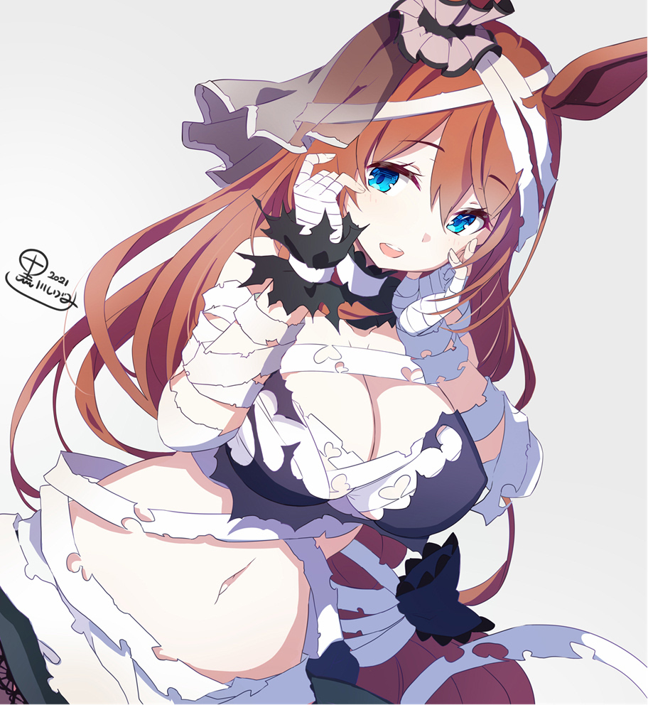 This is a pixiv picture whose title is スーパークリーク (シフォンリボンマミー).