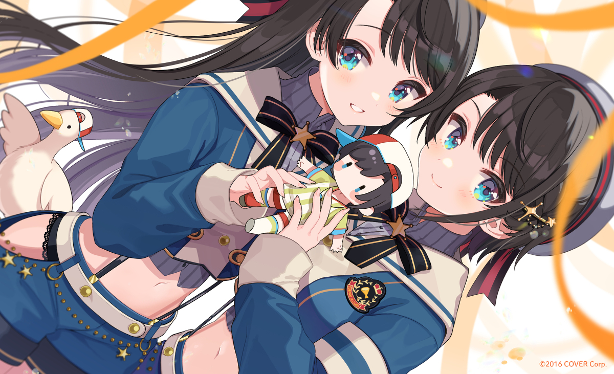 This is a pixiv picture whose title is 大空スバル3周年.
