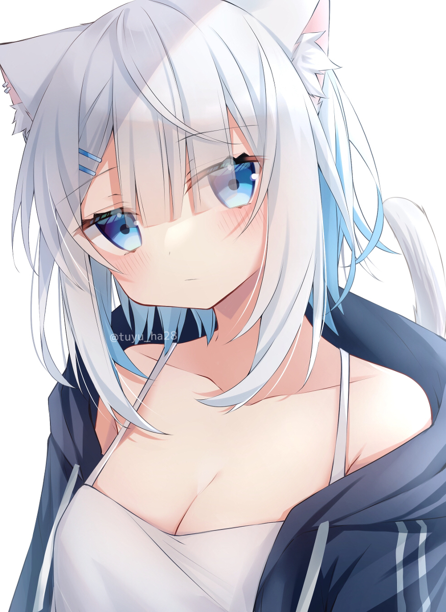This is a pixiv picture whose title is 💙.
