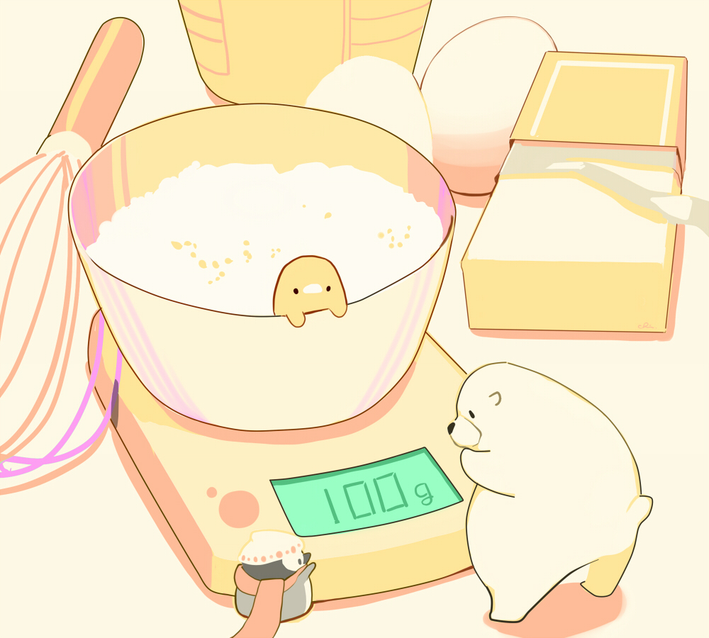 This is a pixiv picture whose title is キッチンスケール.