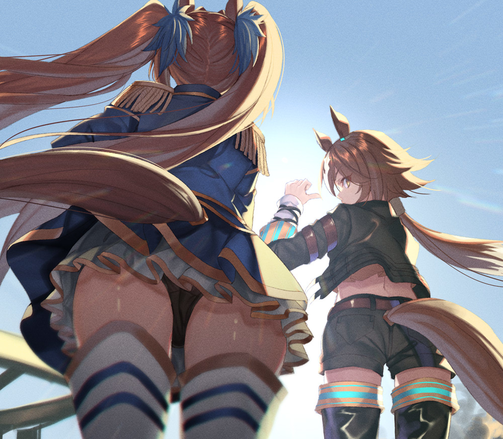This is a pixiv picture whose title is うまうまうま.