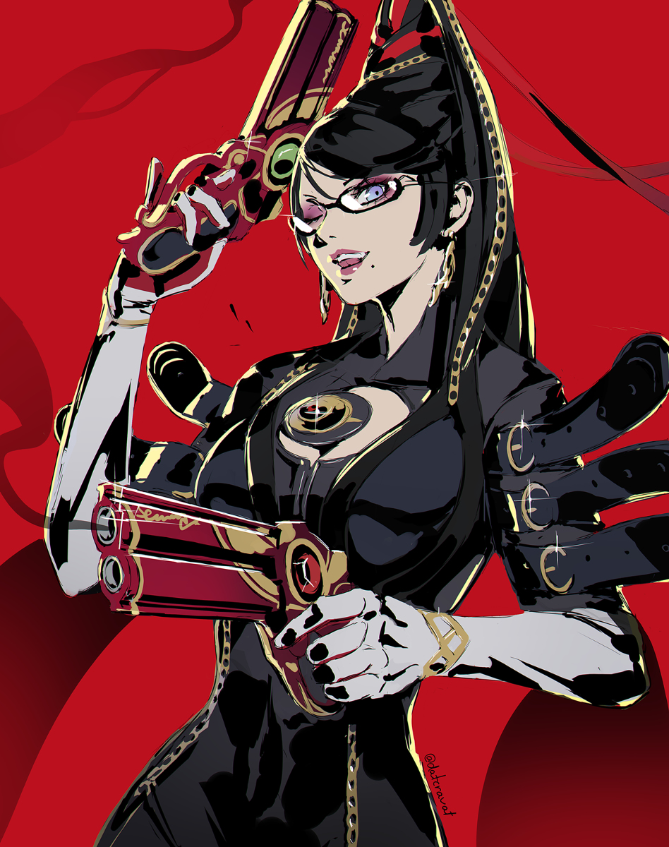 This is a pixiv picture whose title is Bayonetta 123ベヨネッタ.