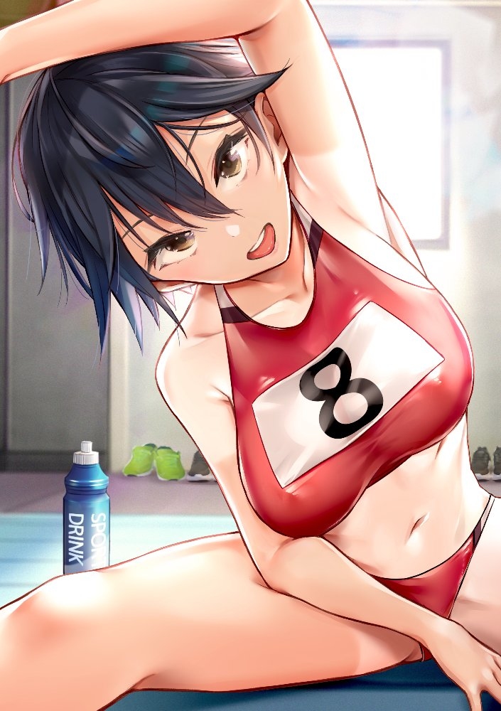 This is a pixiv picture whose title is 「Athletic Play」.