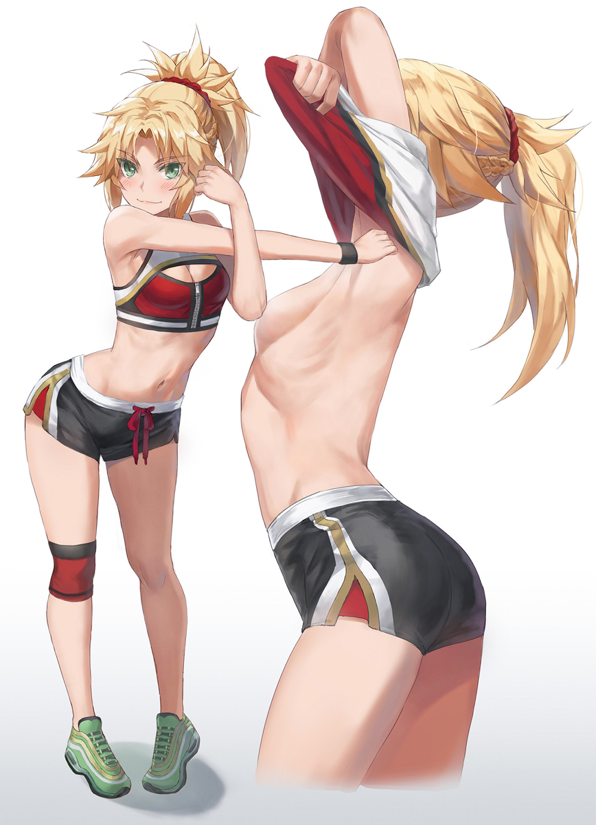 This is a pixiv picture whose title is 運動神経のモードレッド.