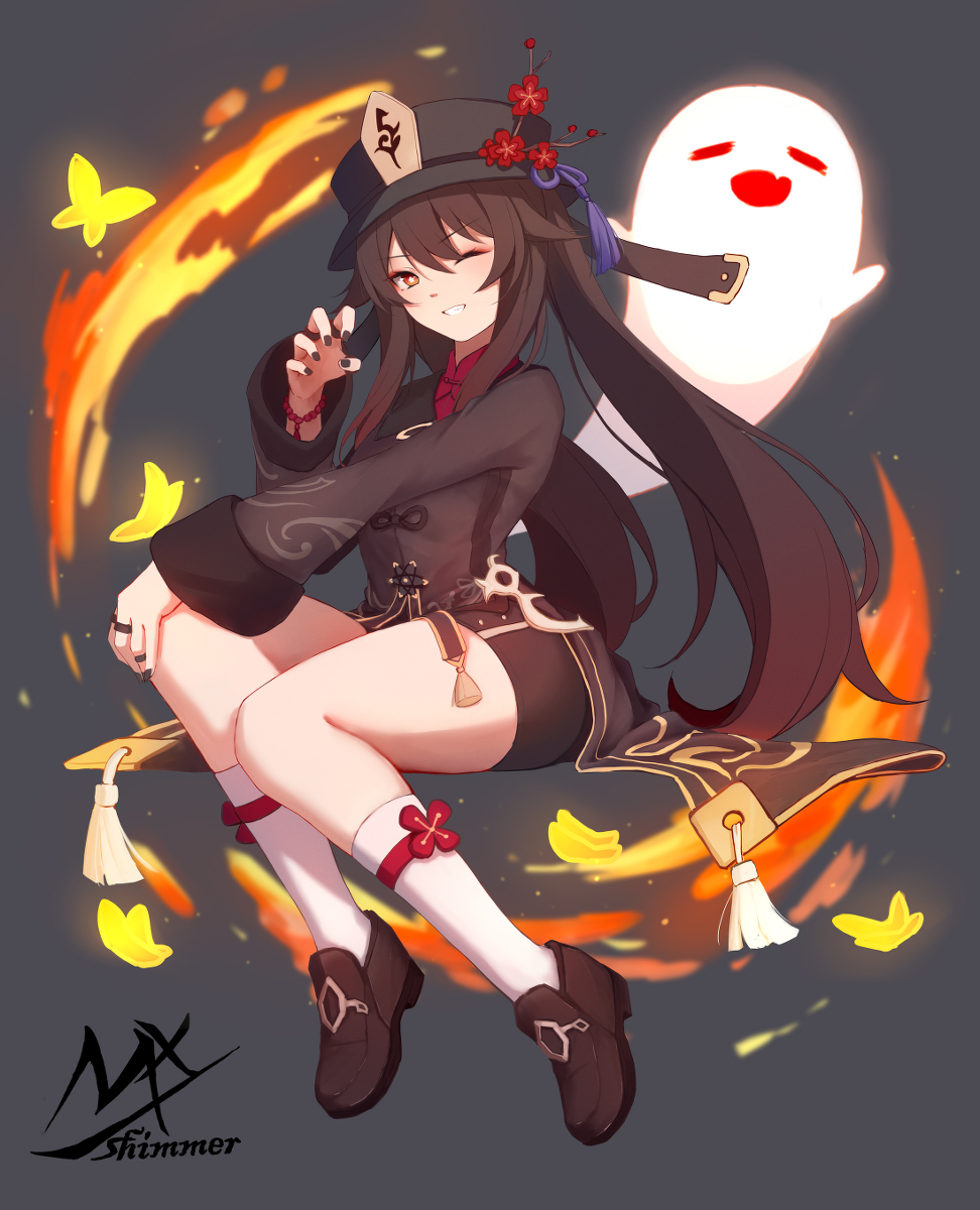 This is a pixiv picture whose title is 胡桃.