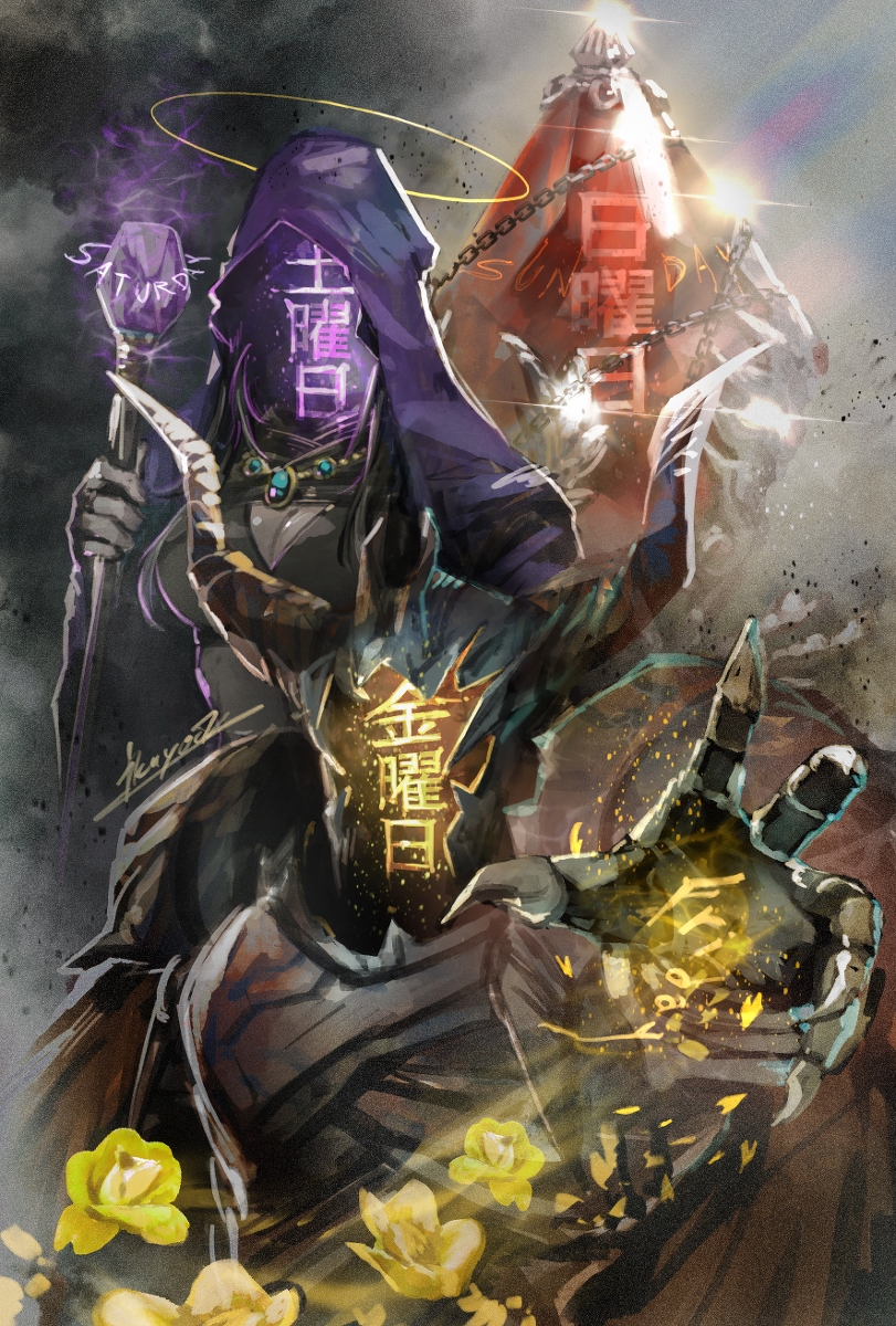 This is a pixiv picture whose title is 終末にて待ちし者.
