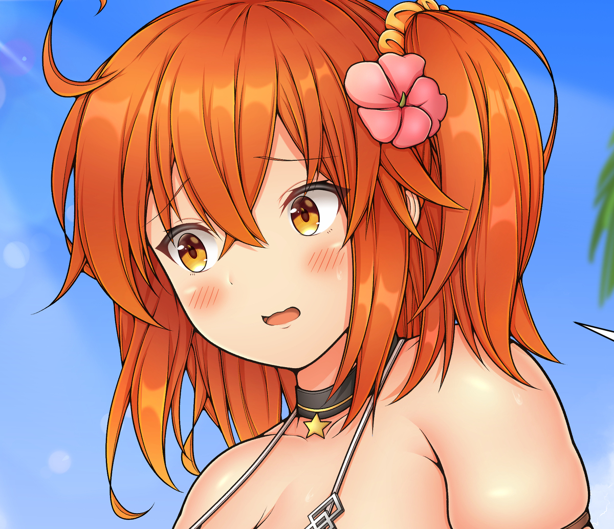 This is a pixiv picture whose title is 超むちむちぐだ子と海デート。.