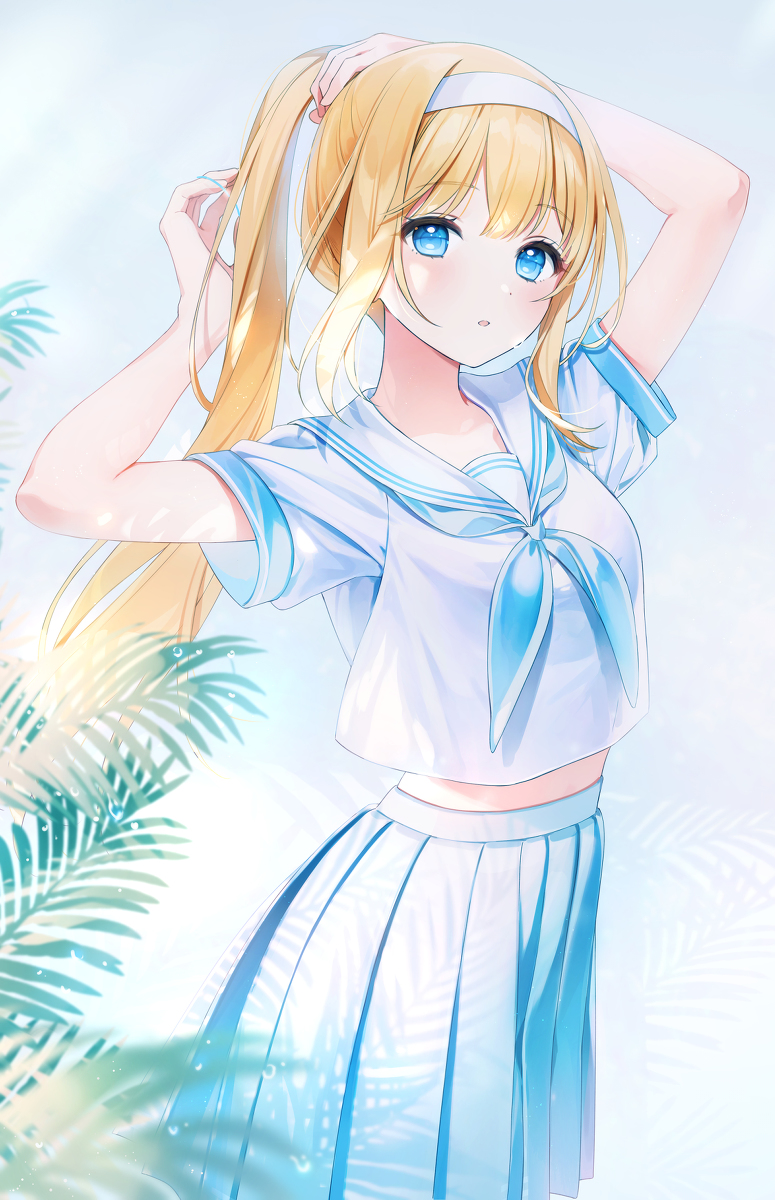 This is a pixiv picture whose title is ブルー.
