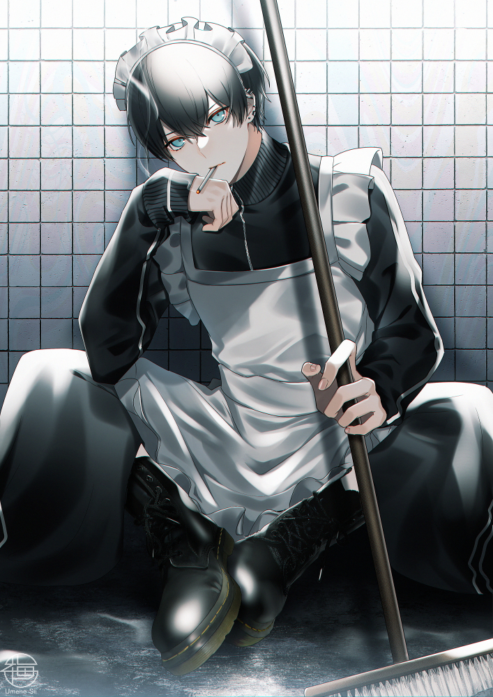 This is a pixiv picture whose title is 💙.